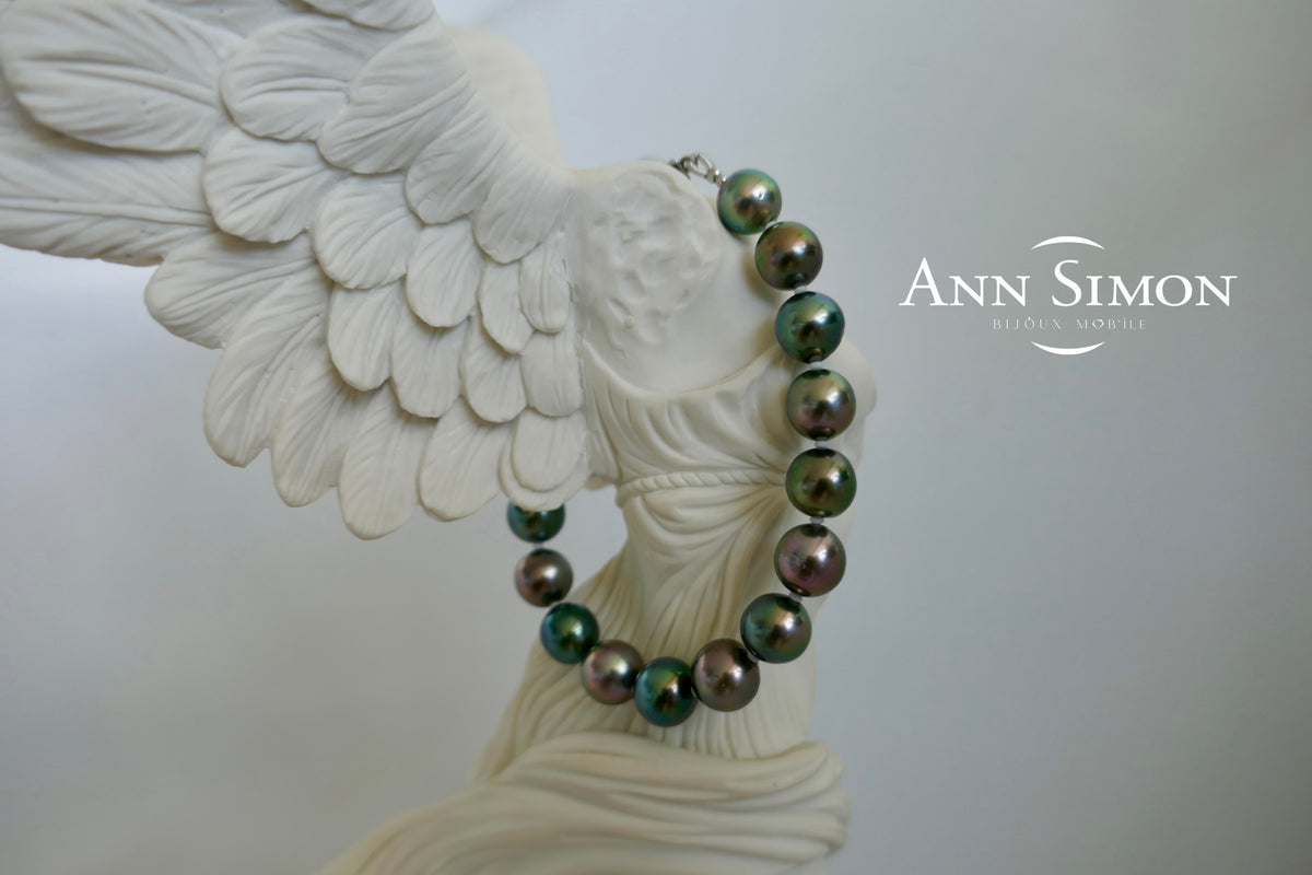 1-Bracelet  Perles de Tahiti